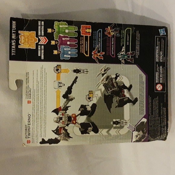 Transformers Generations Deluxe Class Titans Return DABURU & TWINFERNO SEALED - Picture 7 of 15
